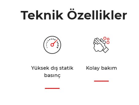 PEFY-P-VMH-E2 Yüksek Statik Basınçlı Gizli Tavan Tipi 2